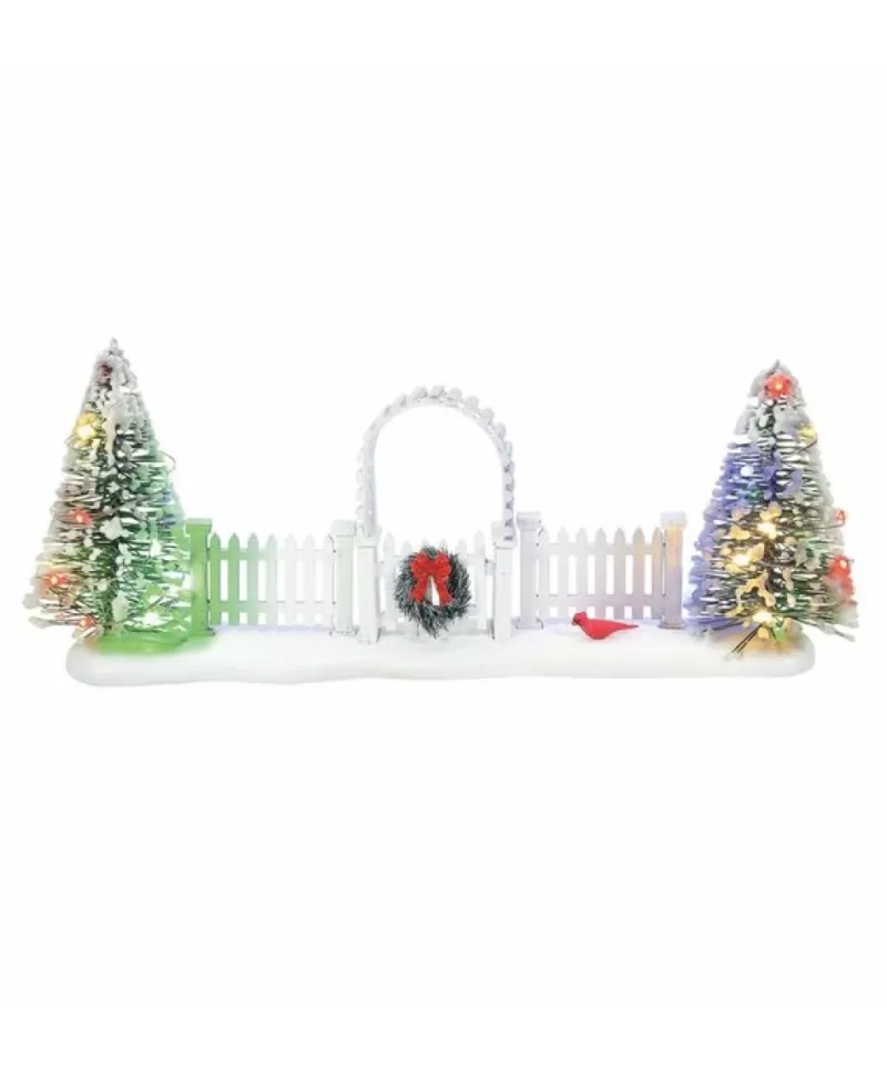 Accessoires De Village<Noel Eternel Cardinal Christmas Gate - Accessoires De Village Nouveaute2021