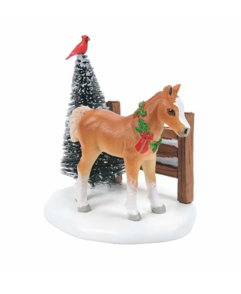 Accessoires De Village<Noel Eternel Cardinal Christmas Pony - Accessoires De Village