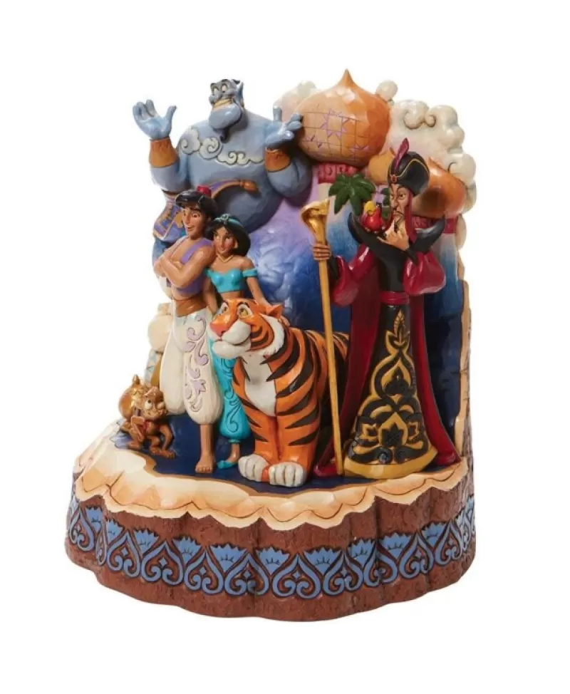 Collection Jim Shore<Noel Eternel Carved By Heart Aladdin - Disney Tradition