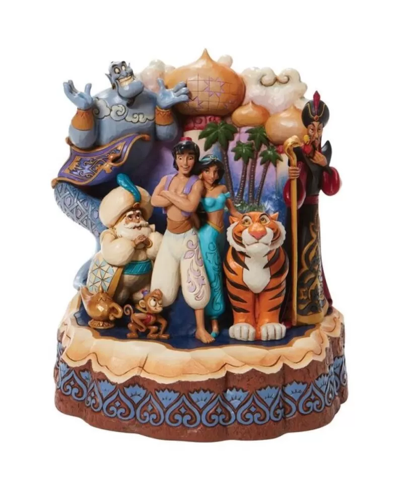 Collection Jim Shore<Noel Eternel Carved By Heart Aladdin - Disney Tradition