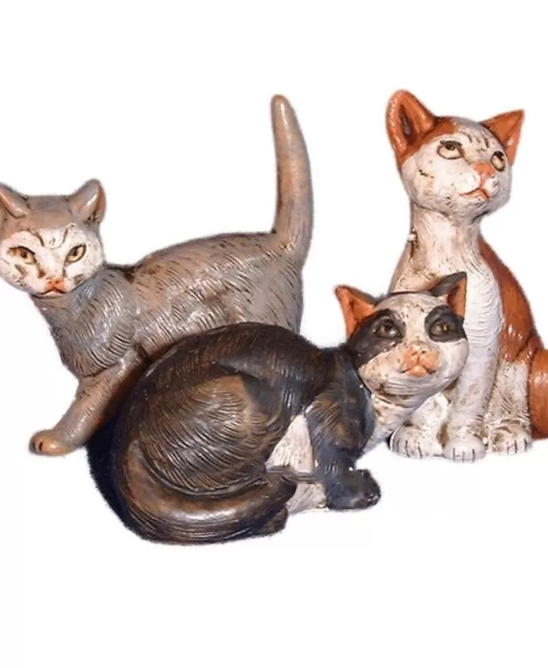 Fontanini, Figurines De Nativité<Noel Eternel Chats Ens. De 3 Animaux Nativité 5'' Fontanini