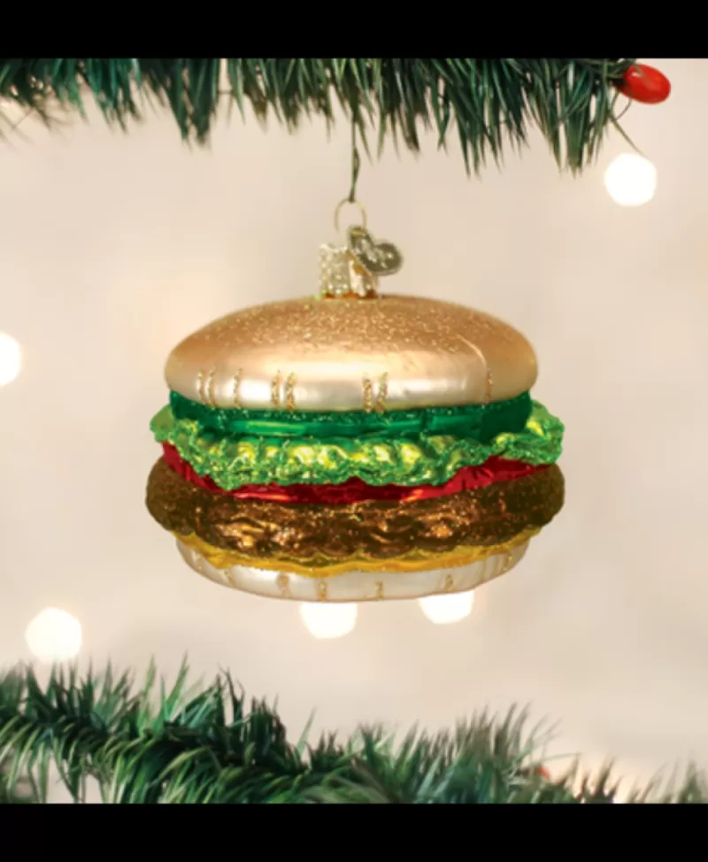 Old World Christmas<Noel Eternel Cheeseburger Ornement En Verre Souffle A La Bouche