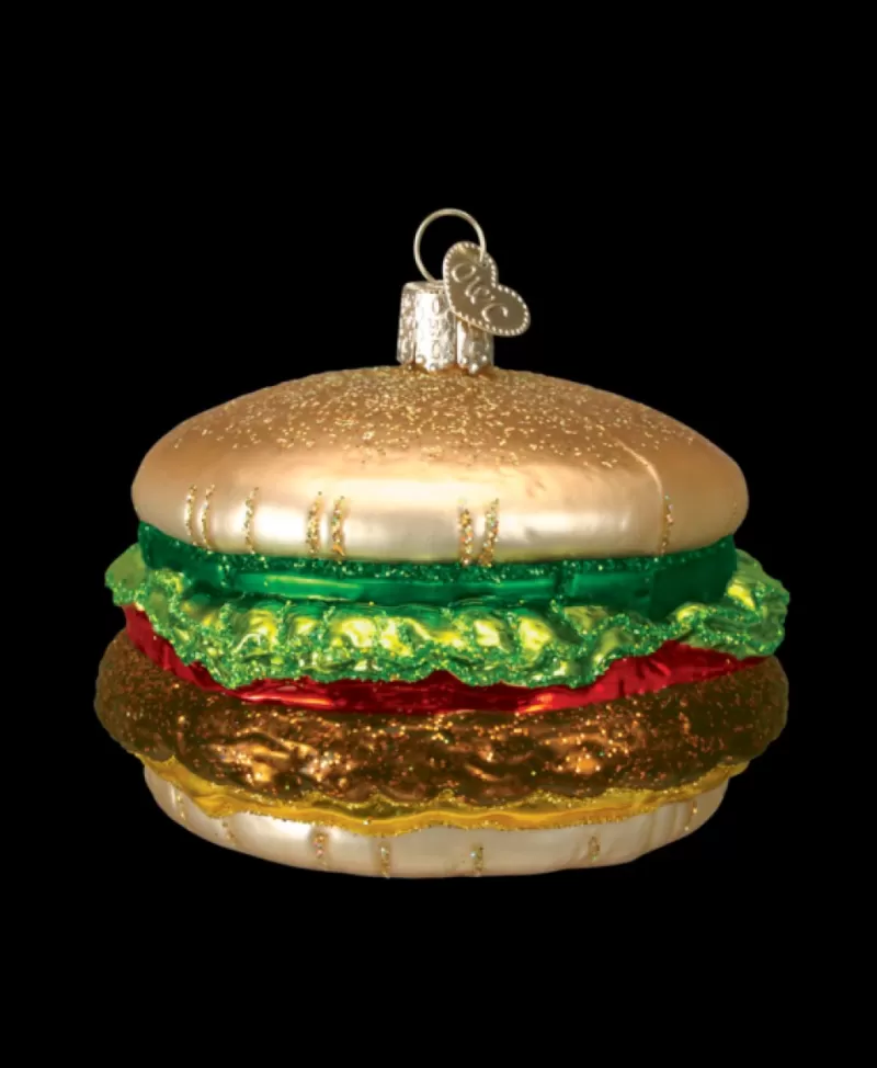 Old World Christmas<Noel Eternel Cheeseburger Ornement En Verre Souffle A La Bouche