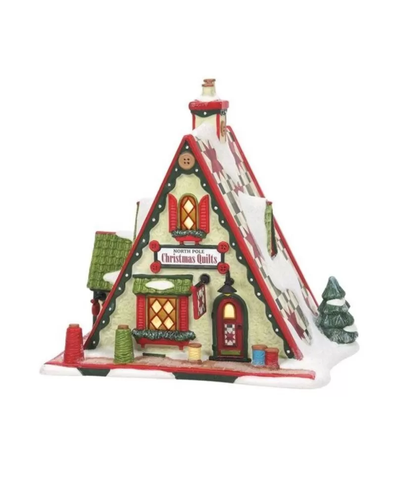 Village North Pole<Noel Eternel Christmas Quilts - North Pole Village