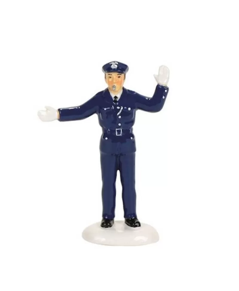 Original Snow Village<Noel Eternel Department 56 ''Traffic Cop'' Snow Village Accessories 4057575