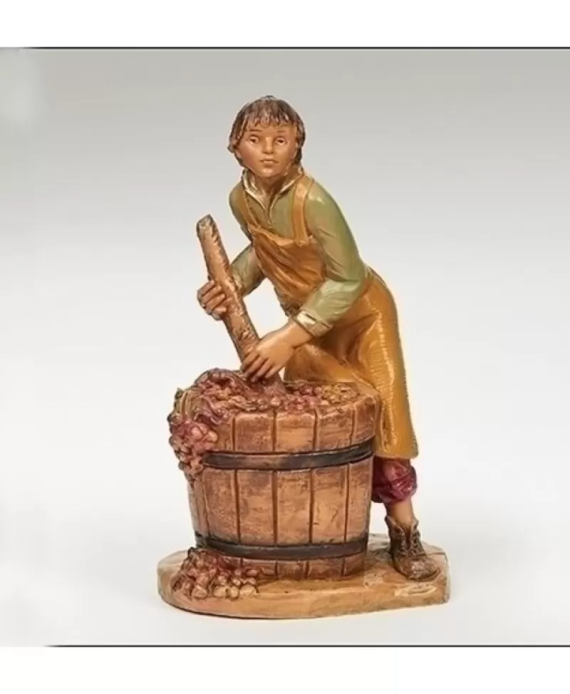 Fontanini, Figurines De Nativité<Noel Eternel Dionysius - Garcon Pressant Des Raisins Nativité 5" Fontanini