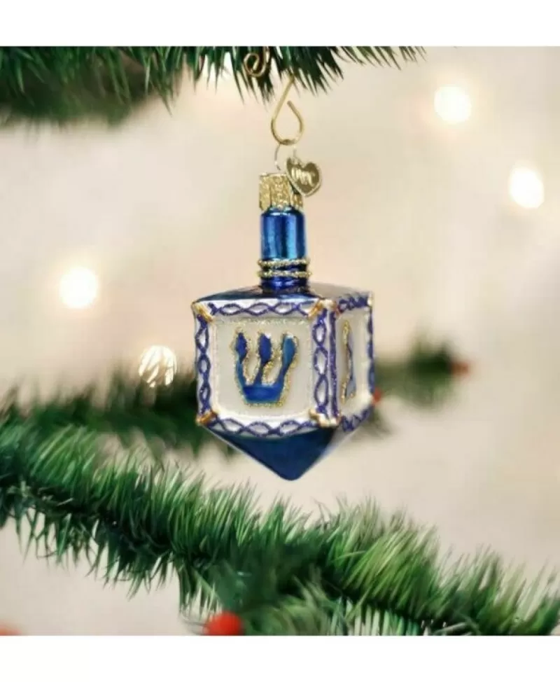 Old World Christmas<Noel Eternel Dreidel Ornement En Verre