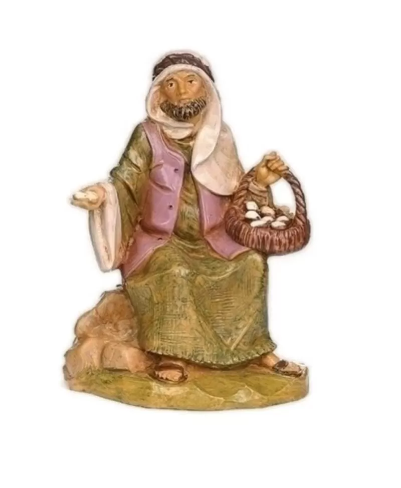 Fontanini, Figurines De Nativité<Noel Eternel Ezra Vendeur D'Oeufs Nativité 5" Fontanini