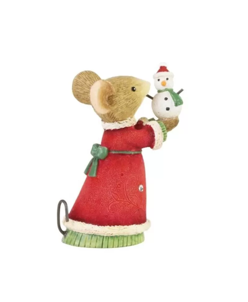 Tails From The Heart<Noel Eternel Figurine Tiny Snowman - Tails With Heart