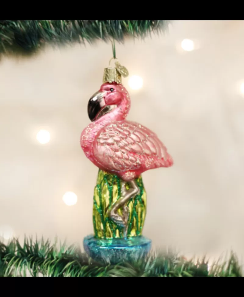 Old World Christmas<Noel Eternel Flamand Rose Ornement En Verre