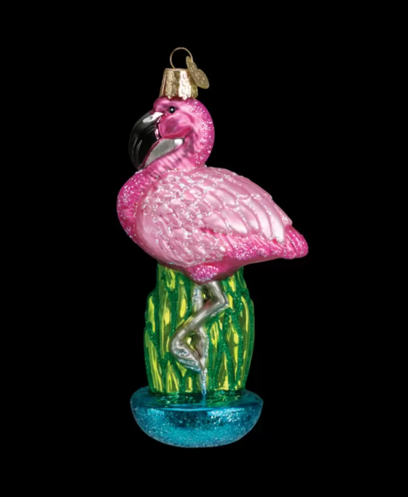 Old World Christmas<Noel Eternel Flamand Rose Ornement En Verre