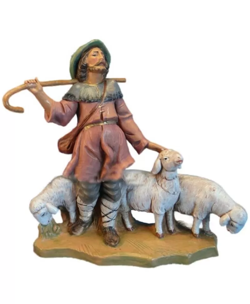 Fontanini, Figurines De Nativité<Noel Eternel Fontanini Collection 5'' Elijah Berger Avec Moutons