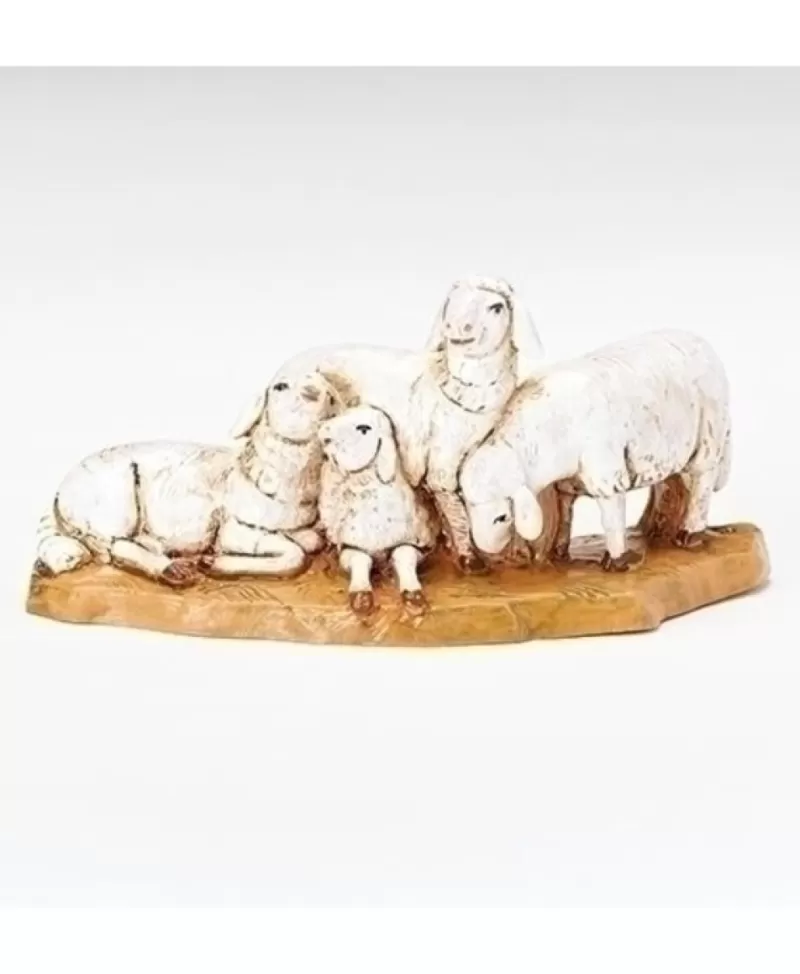 Fontanini, Figurines De Nativité<Noel Eternel Fontanini Collection 5'' Troupeau De Moutons 54098