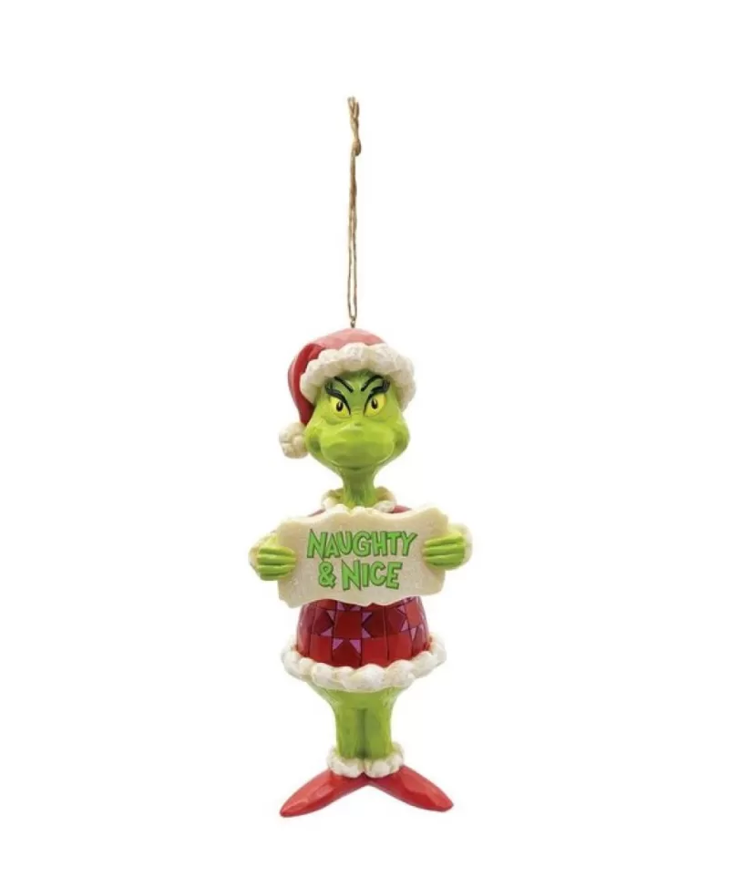 The Grinch<Noel Eternel Grinch Naughty/Nice Ornement - Grinch By Jim Shore