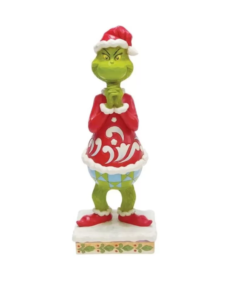 The Grinch<Noel Eternel Grinch With Hands Clenched 19.75" - Jim Shore