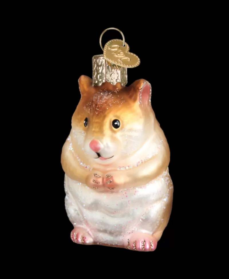 Old World Christmas<Noel Eternel Hamster, Ornement En Verre Souffle A La Bouche