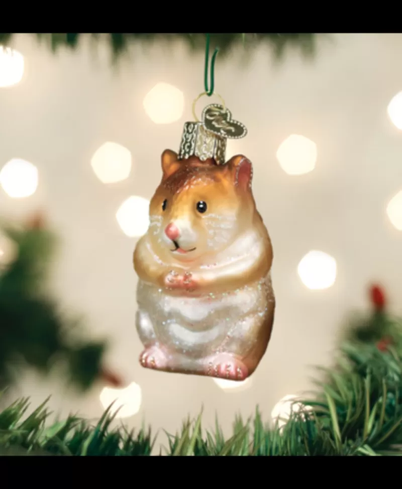 Old World Christmas<Noel Eternel Hamster, Ornement En Verre Souffle A La Bouche