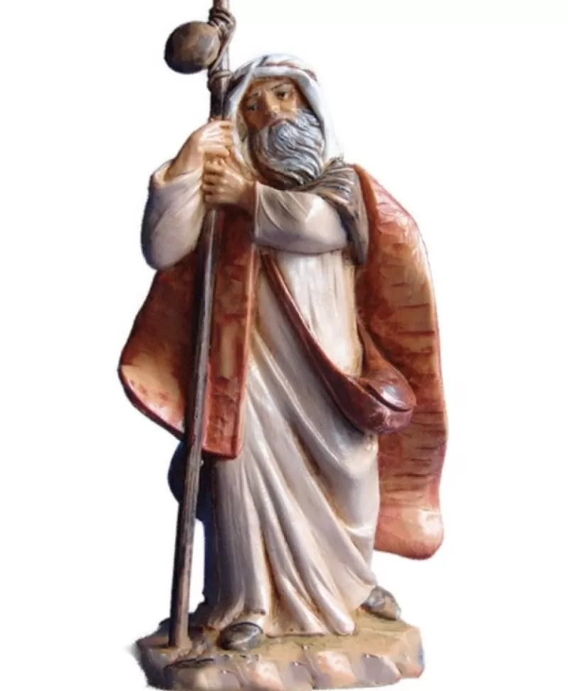 Fontanini, Figurines De Nativité<Noel Eternel Isaiah Avec Sa Canne Nativitée 5'' De Fontanini 54010