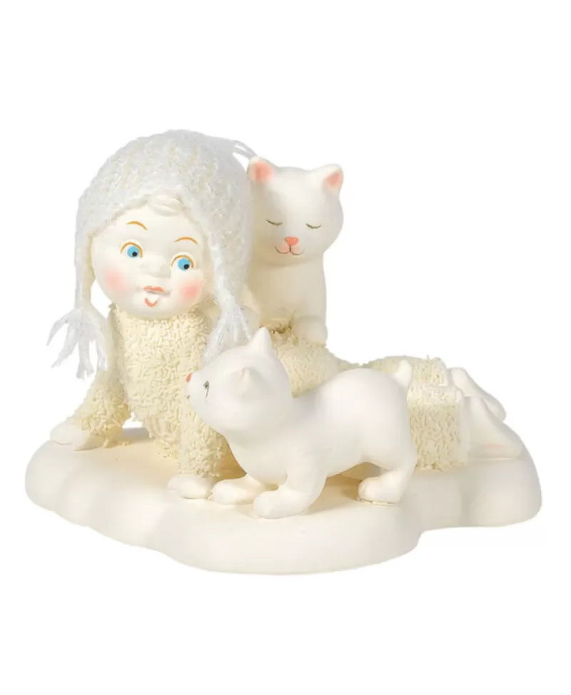 Snowbabies<Noel Eternel Itty Bitty Kitty Crossing - Snowbabies Classic Collection