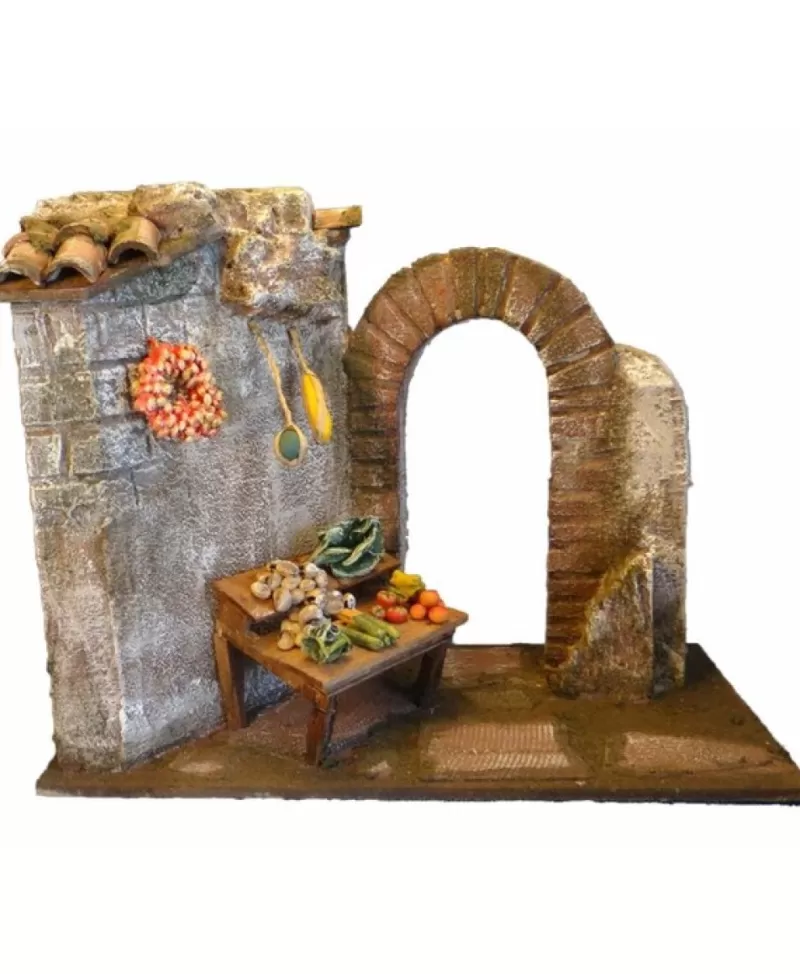 Fontanini, Figurines De Nativité<Noel Eternel Magasins Fruits Et Legumes 8.5" Pour Nativité Fontanini 5"