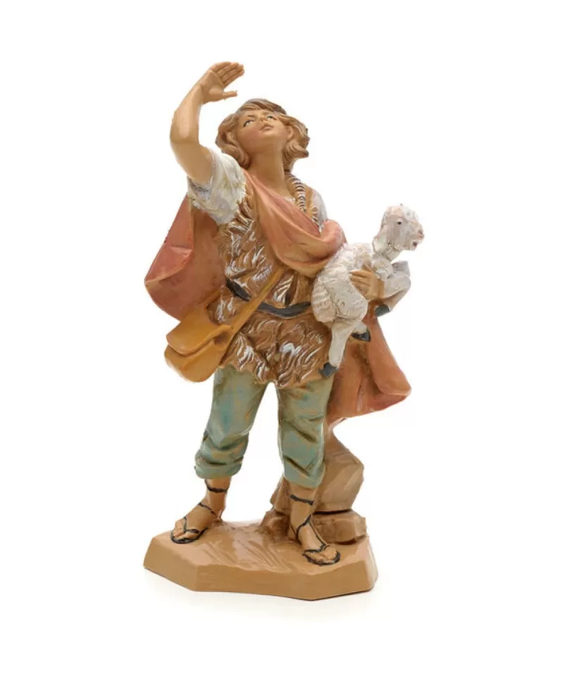 Fontanini, Figurines De Nativité<Noel Eternel Micah - Berger Avec Mouton Nativité 5" Fontanini