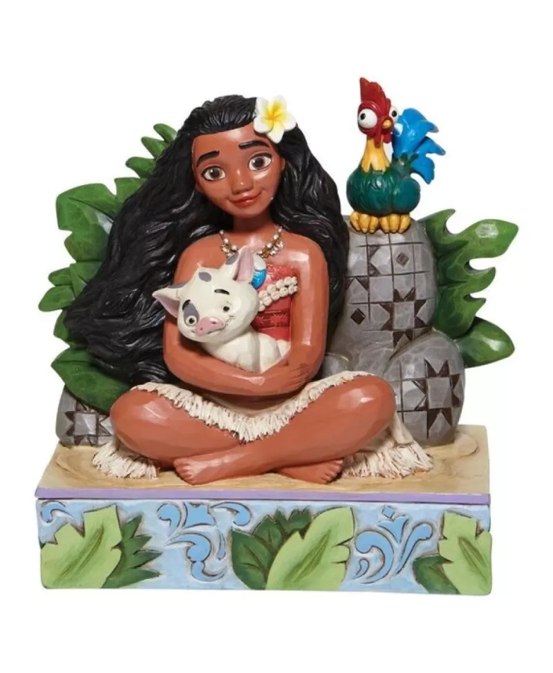 Collection Jim Shore<Noel Eternel Moana Avec Pua Et Hei Hei - Disney Traditions