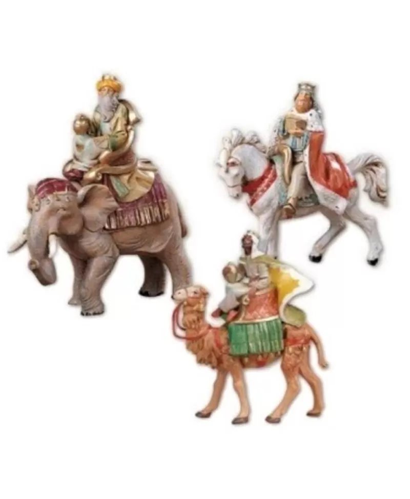 Fontanini, Figurines De Nativité<Noel Eternel Rois Mages Sur Animaux Kit Luxe Nativité 5'' Fontanini