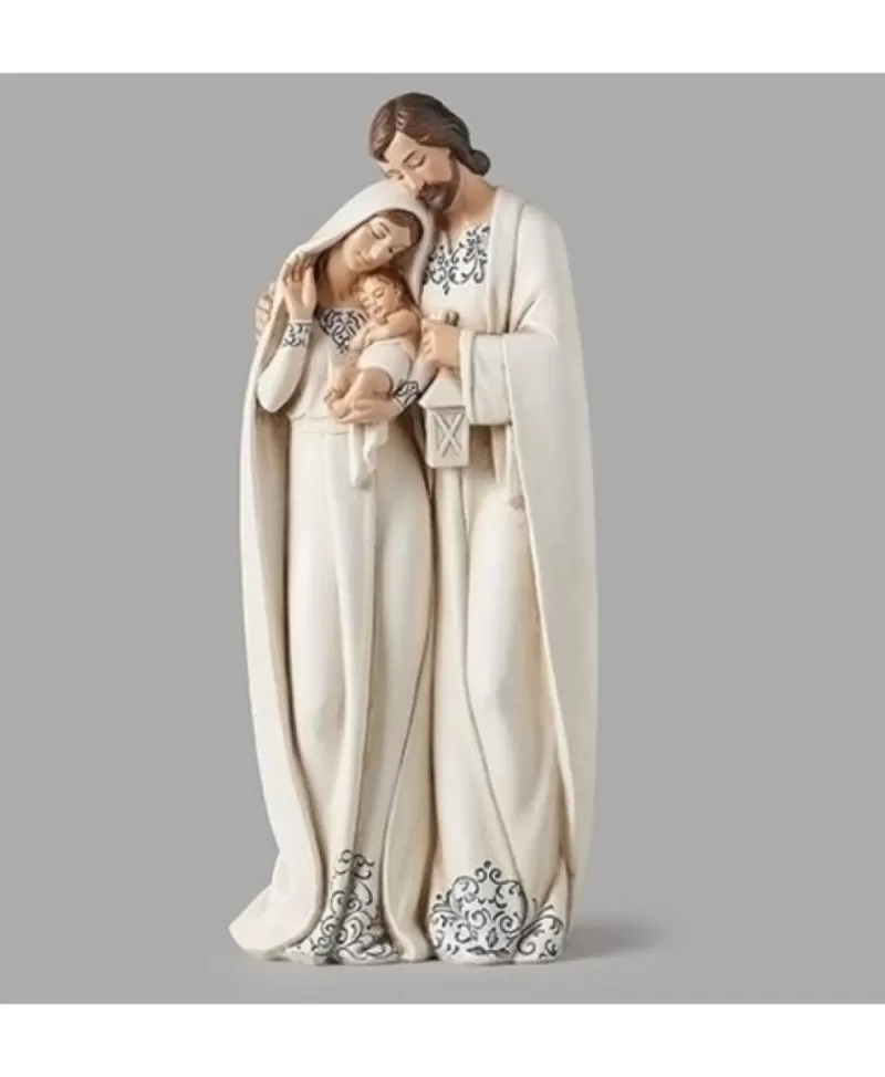 Crèches<Noel Eternel Sainte Famille Robe Blanc 10" Joseph'S Studio