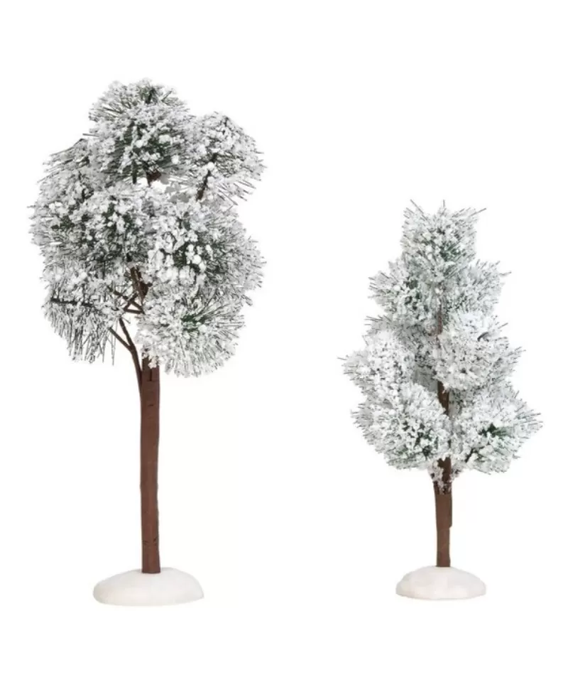 Accessoires De Village<Noel Eternel Snowy Jack Pine Trees - Village Accessories