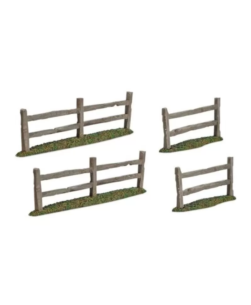 Accessoires De Village<Noel Eternel Split Rail Fence Ensemble De 4