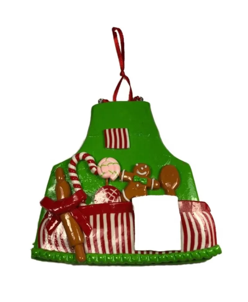 Nourriture Fantaisiste<Noel Eternel Tablier De Patissier Vert Lime Pour Noël 4"H