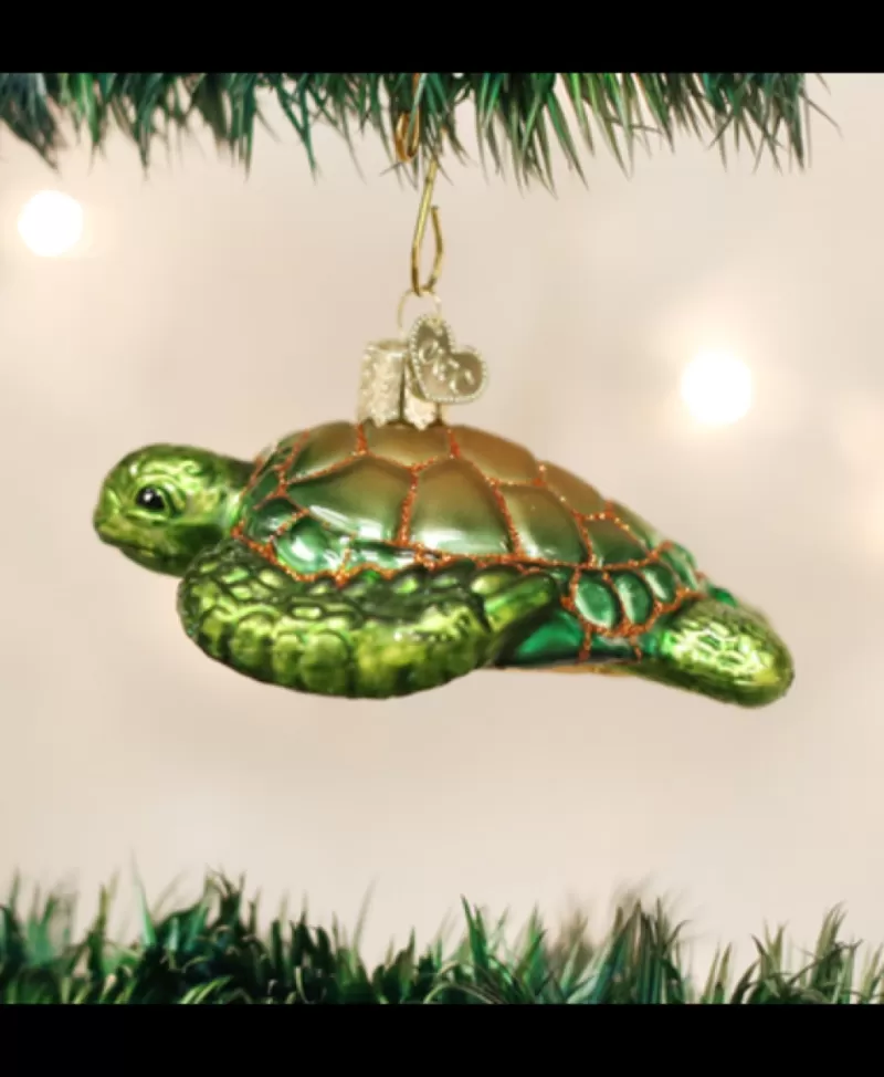 Old World Christmas<Noel Eternel Tortue De Mer Ornement En Verre