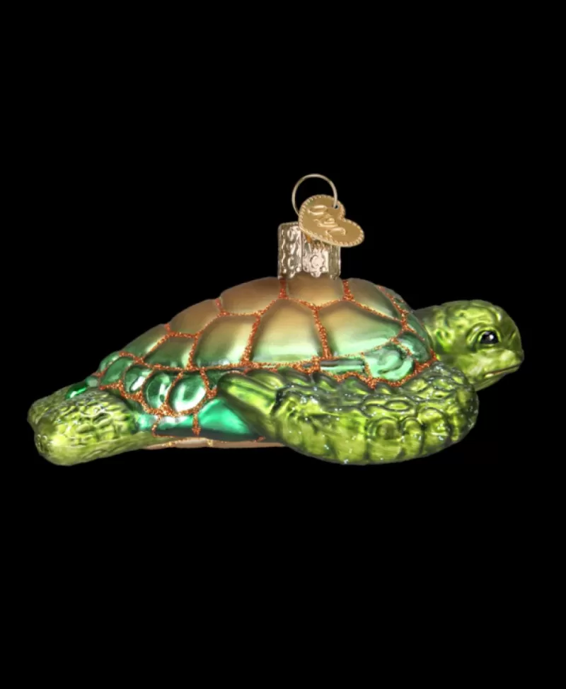 Old World Christmas<Noel Eternel Tortue De Mer Ornement En Verre