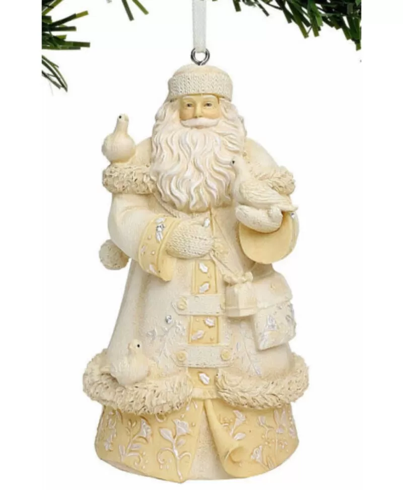 Heart Of Christmas<Noel Eternel White Santa With Doves Orn, Heart Of Christmas