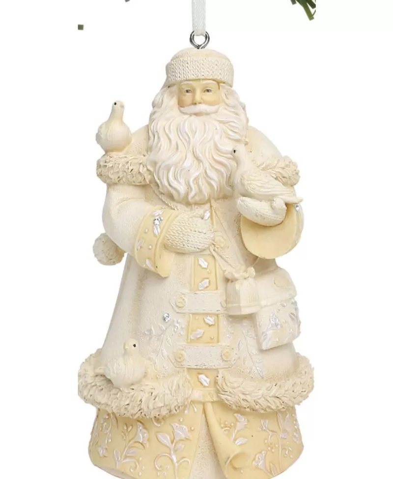 Heart Of Christmas<Noel Eternel White Santa With Doves Orn, Heart Of Christmas