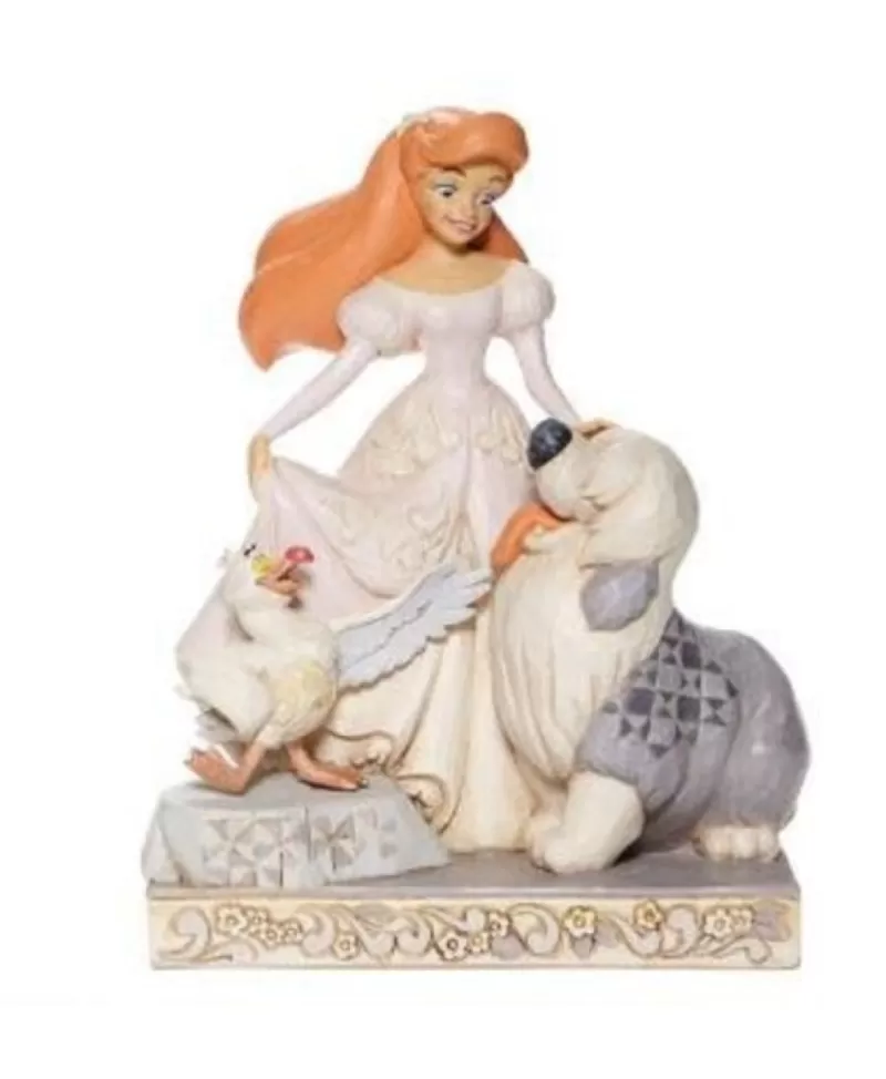 Collection Jim Shore<Noel Eternel White Woodland Ariel - Disney Traditions