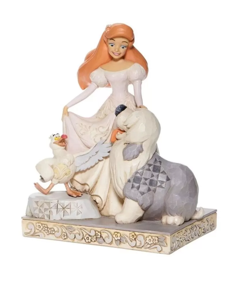 Collection Jim Shore<Noel Eternel White Woodland Ariel - Disney Traditions